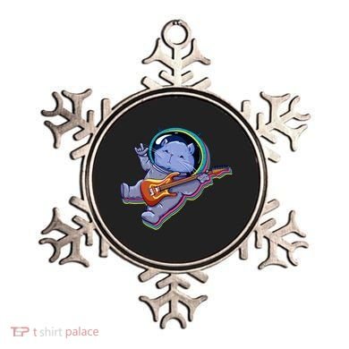 Astronaut Cat In Space Guitar Ornament