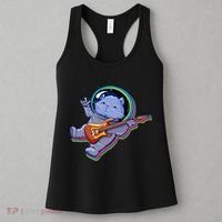 Astronaut Cat In Space Guitar Women's Tank Top thumb 3
