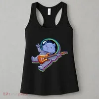 Astronaut Cat In Space Guitar Women's Tank Top thumb 3