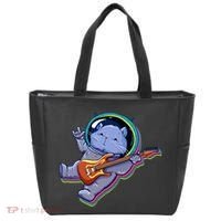 Astronaut Cat In Space Guitar Tote Bag thumb 0