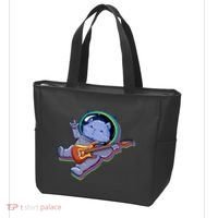 Astronaut Cat In Space Guitar Tote Bag thumb 3