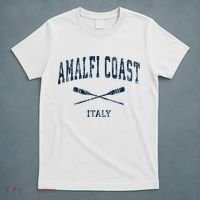 Amalfi Coast Italy Vintage Nautical Paddles Sports Oars T-Shirt thumb 5