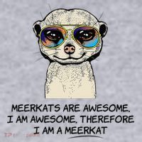Awesome Cartoon I am a Meerkat for Meerkat Lovers Women's Sweatshirt thumb 2