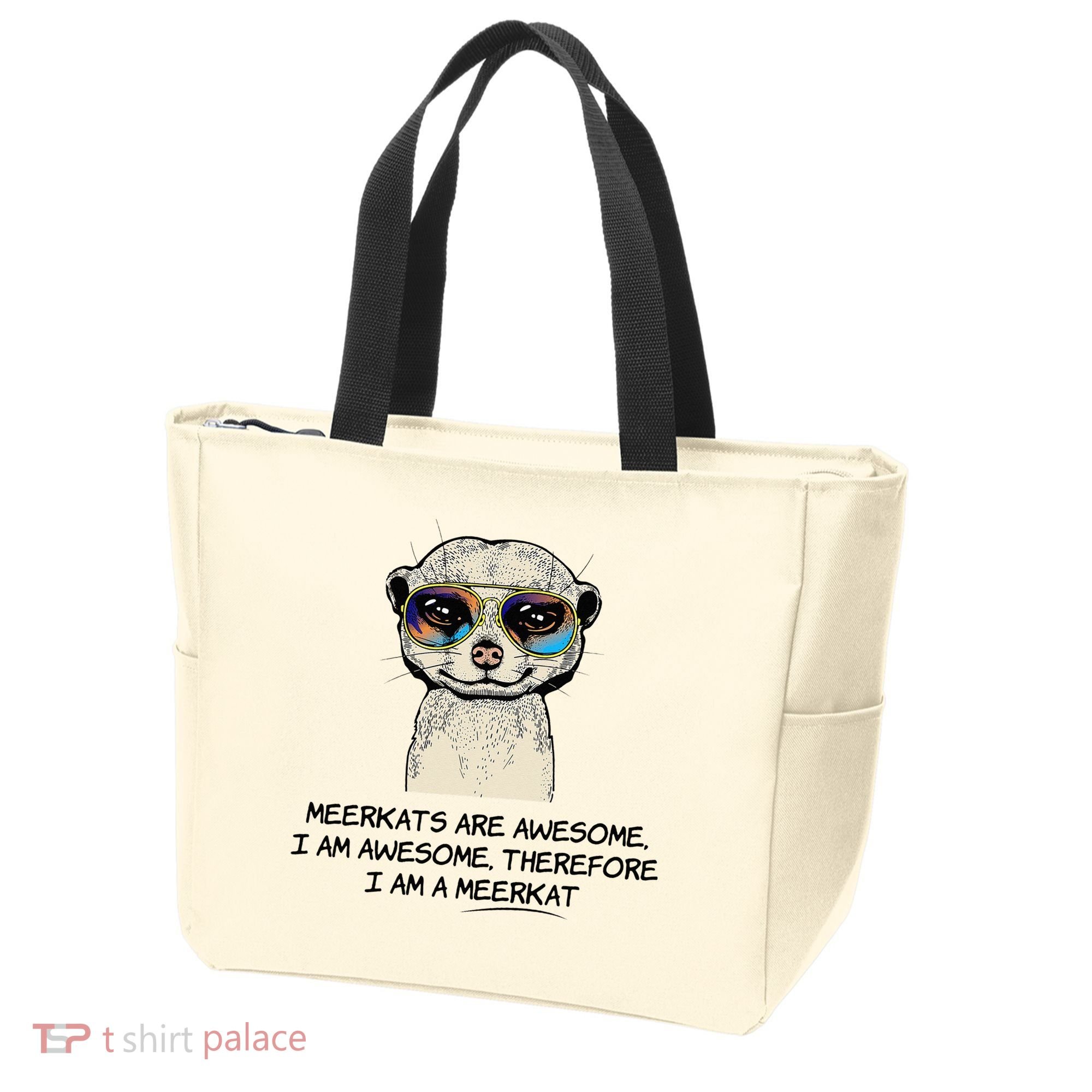 Awesome Cartoon I am a Meerkat for Meerkat Lovers Tote Bag