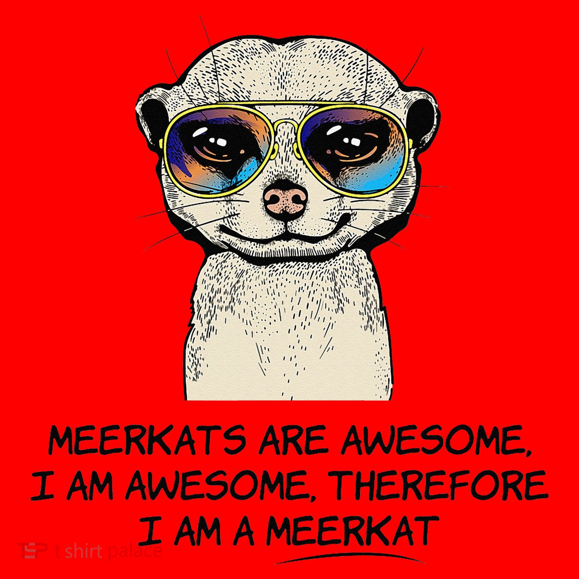 Awesome Cartoon I am a Meerkat for Meerkat Lovers Santa Hat