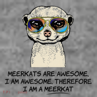 Awesome Cartoon I am a Meerkat for Meerkat Lovers Toddler Hoodie thumb 2