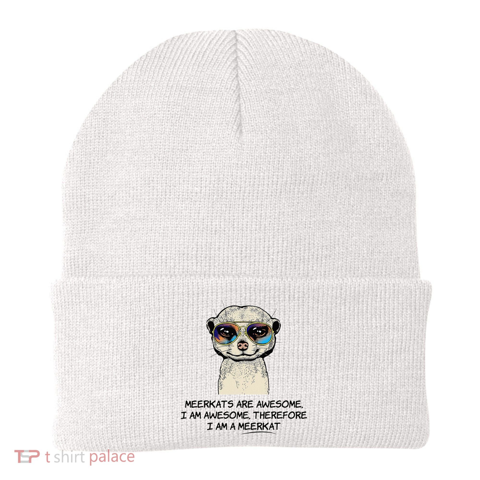 Awesome Cartoon I am a Meerkat for Meerkat Lovers Beanie