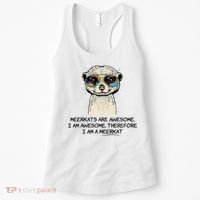 Awesome Cartoon I am a Meerkat for Meerkat Lovers Women's Tank Top thumb 0