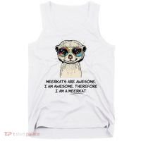 Awesome Cartoon I am a Meerkat for Meerkat Lovers Tank Top thumb 0