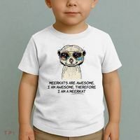 Awesome Cartoon I am a Meerkat for Meerkat Lovers Toddler T-Shirt thumb 2