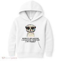 Awesome Cartoon I am a Meerkat for Meerkat Lovers Kids Hoodie thumb 0