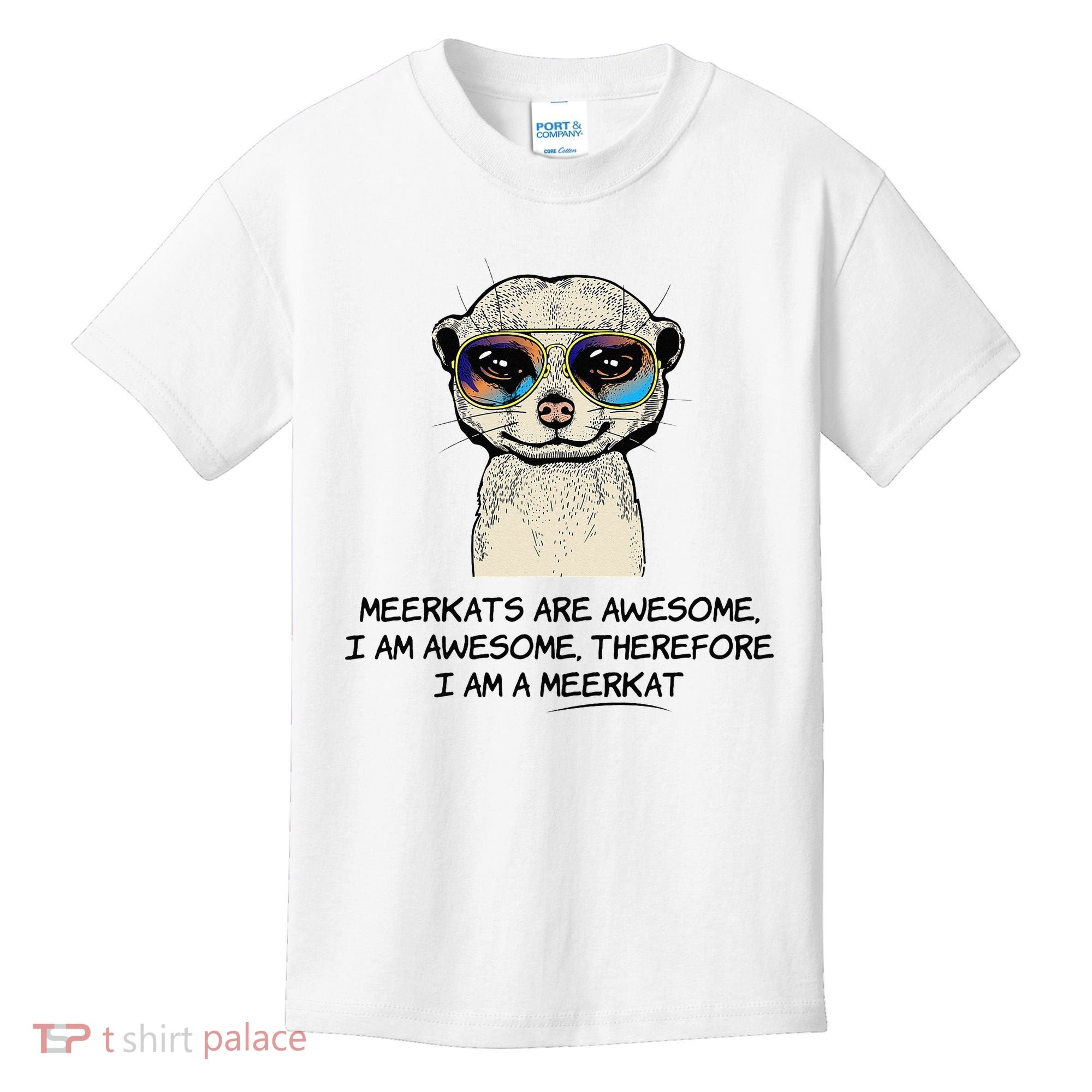 Awesome Cartoon I am a Meerkat for Meerkat Lovers Kids T-Shirt