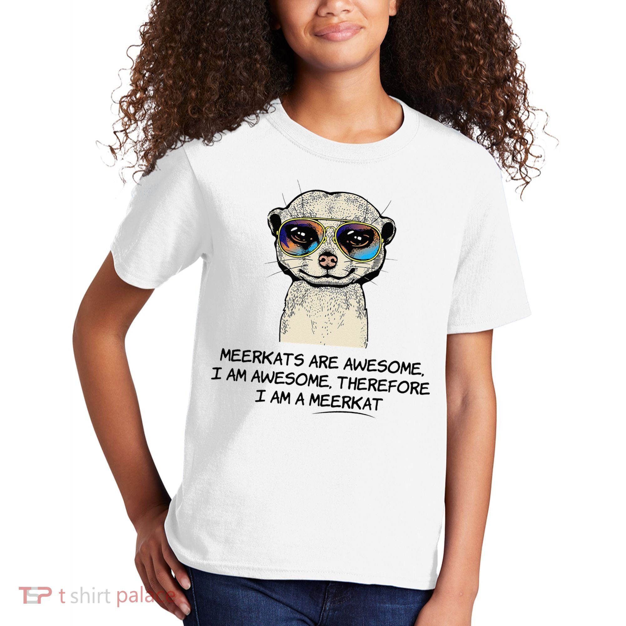 Awesome Cartoon I am a Meerkat for Meerkat Lovers Kids T-Shirt