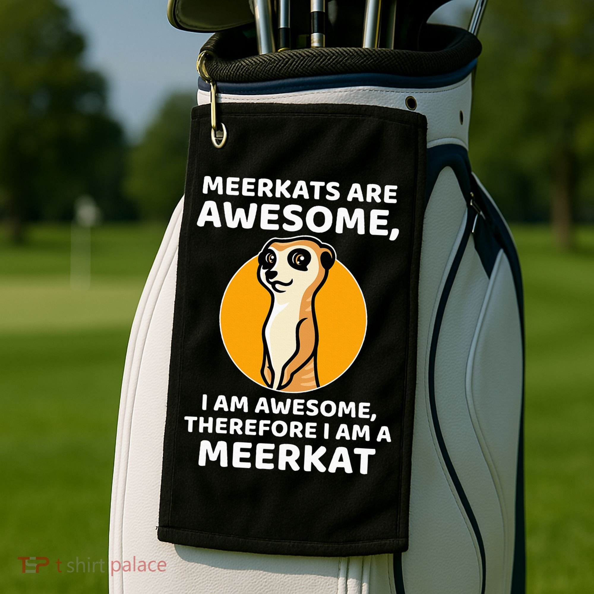 Awesome Cartoon I Am A Meerkat For Meerkat Lovers Golf Towel