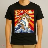 Anime Catzilla Japanese Art Cat Gifts Vintage T-Shirt thumb 3
