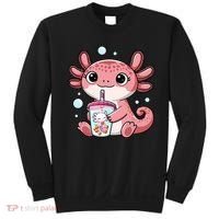 Axolotl Cute Kawaii Anime Boba Tea Sweatshirt thumb 0