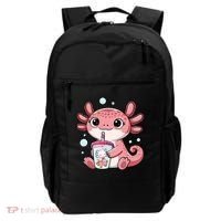 Axolotl Cute Kawaii Anime Boba Tea Backpack thumb 0