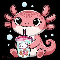 Axolotl Cute Kawaii Anime Boba Tea Coffee Mug thumb 5