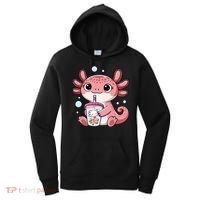 Axolotl Cute Kawaii Anime Boba Tea Women's Hoodie thumb 0