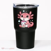 Axolotl Cute Kawaii Anime Boba Tea Tumbler thumb 0