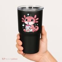 Axolotl Cute Kawaii Anime Boba Tea Tumbler thumb 2