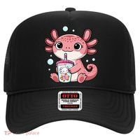 Axolotl Cute Kawaii Anime Boba Tea Hat thumb 0