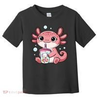 Axolotl Cute Kawaii Anime Boba Tea Toddler T-Shirt thumb 0