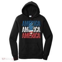 America Cheetah Leopard Lightning Bolt 4th Of July Women's Hoodie thumb 0