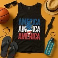 America Cheetah Leopard Lightning Bolt 4th Of July Tank Top thumb 4