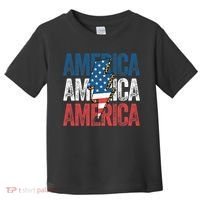 America Cheetah Leopard Lightning Bolt 4th Of July Toddler T-Shirt thumb 0