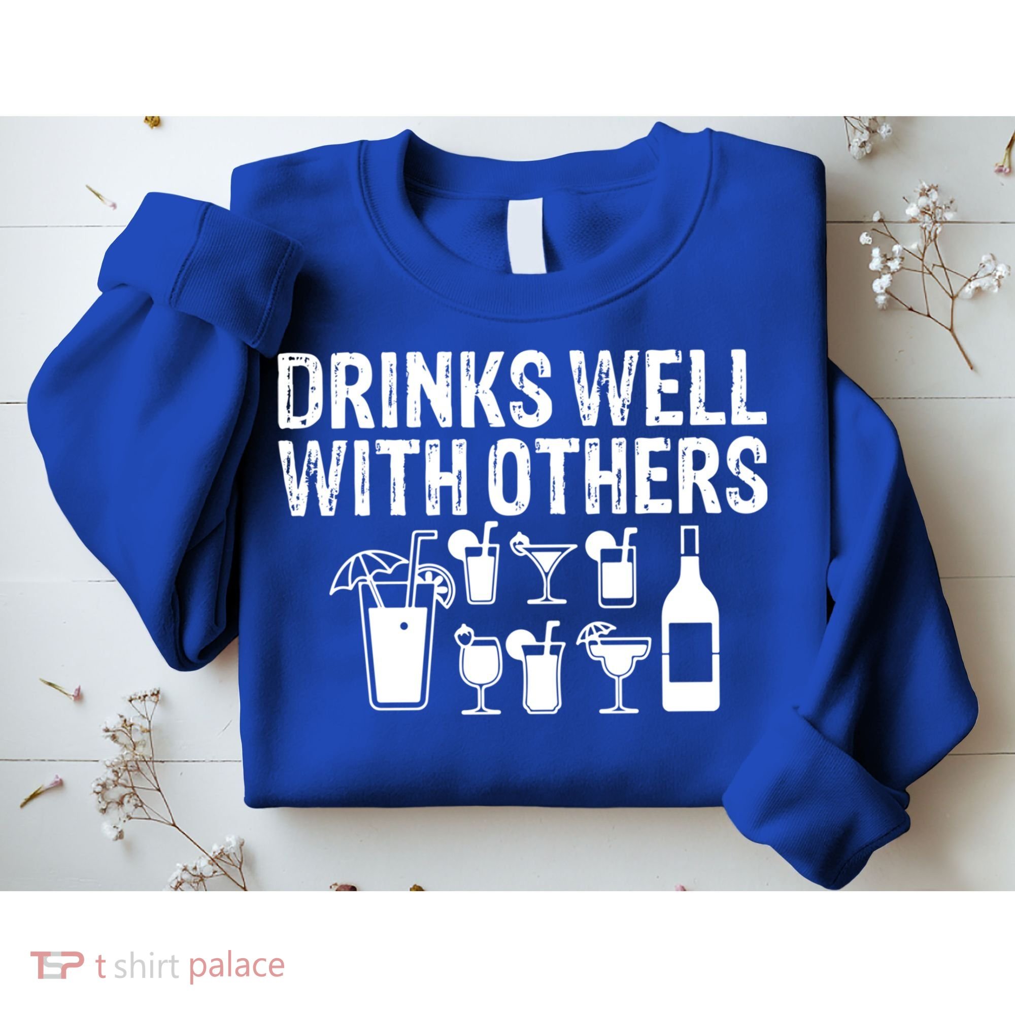 Alcohol Cocktail Lover Alcoholic Fan Funny Pun Cute Gift Sweatshirt