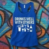 Alcohol Cocktail Lover Alcoholic Fan Funny Pun Cute Gift Women's Tank Top thumb 3