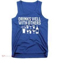 Alcohol Cocktail Lover Alcoholic Fan Funny Pun Cute Gift Tank Top thumb 0