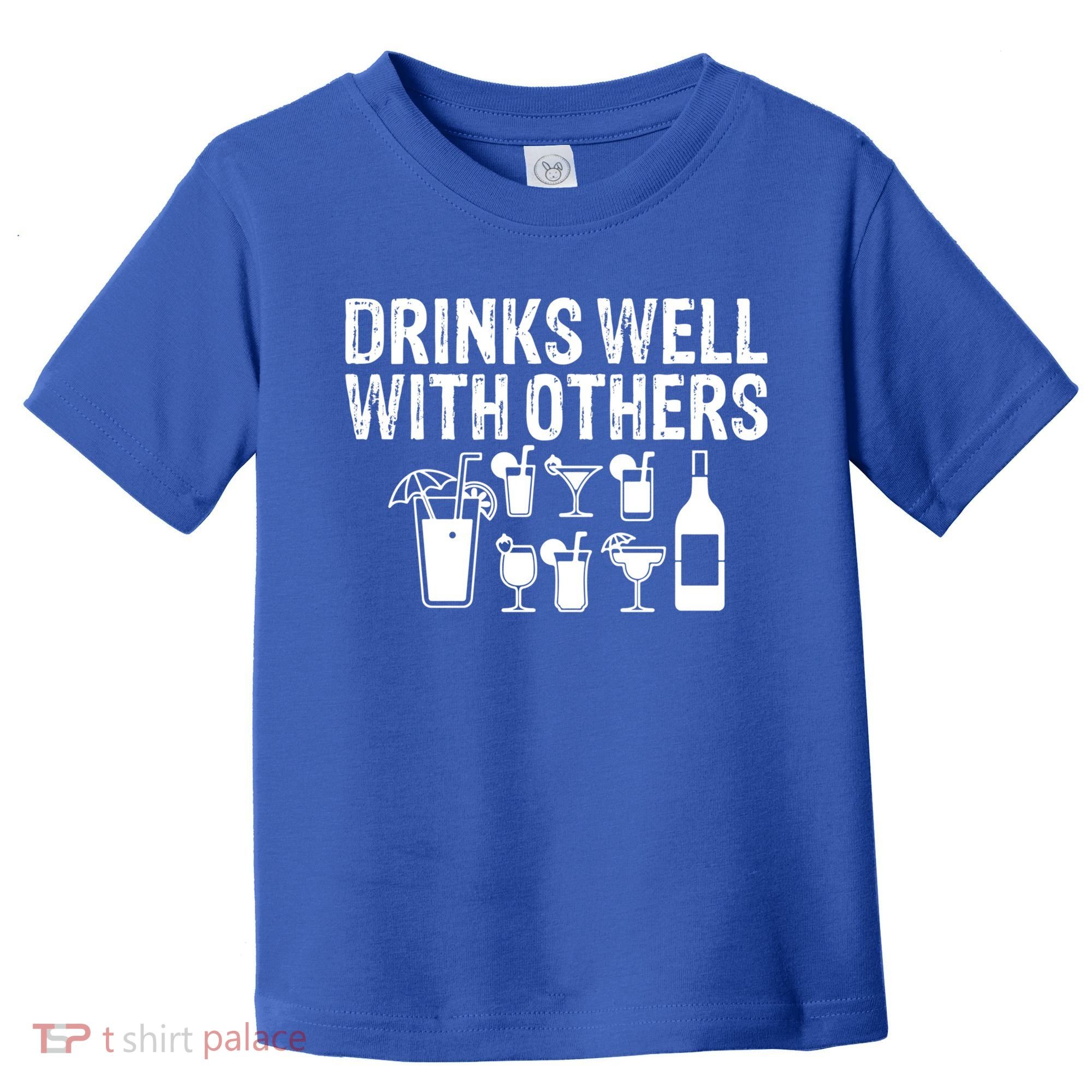 Alcohol Cocktail Lover Alcoholic Fan Funny Pun Cute Gift Toddler T-Shirt