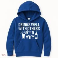 Alcohol Cocktail Lover Alcoholic Fan Funny Pun Cute Gift Kids Hoodie thumb 0
