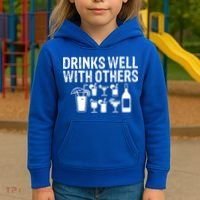 Alcohol Cocktail Lover Alcoholic Fan Funny Pun Cute Gift Kids Hoodie thumb 3
