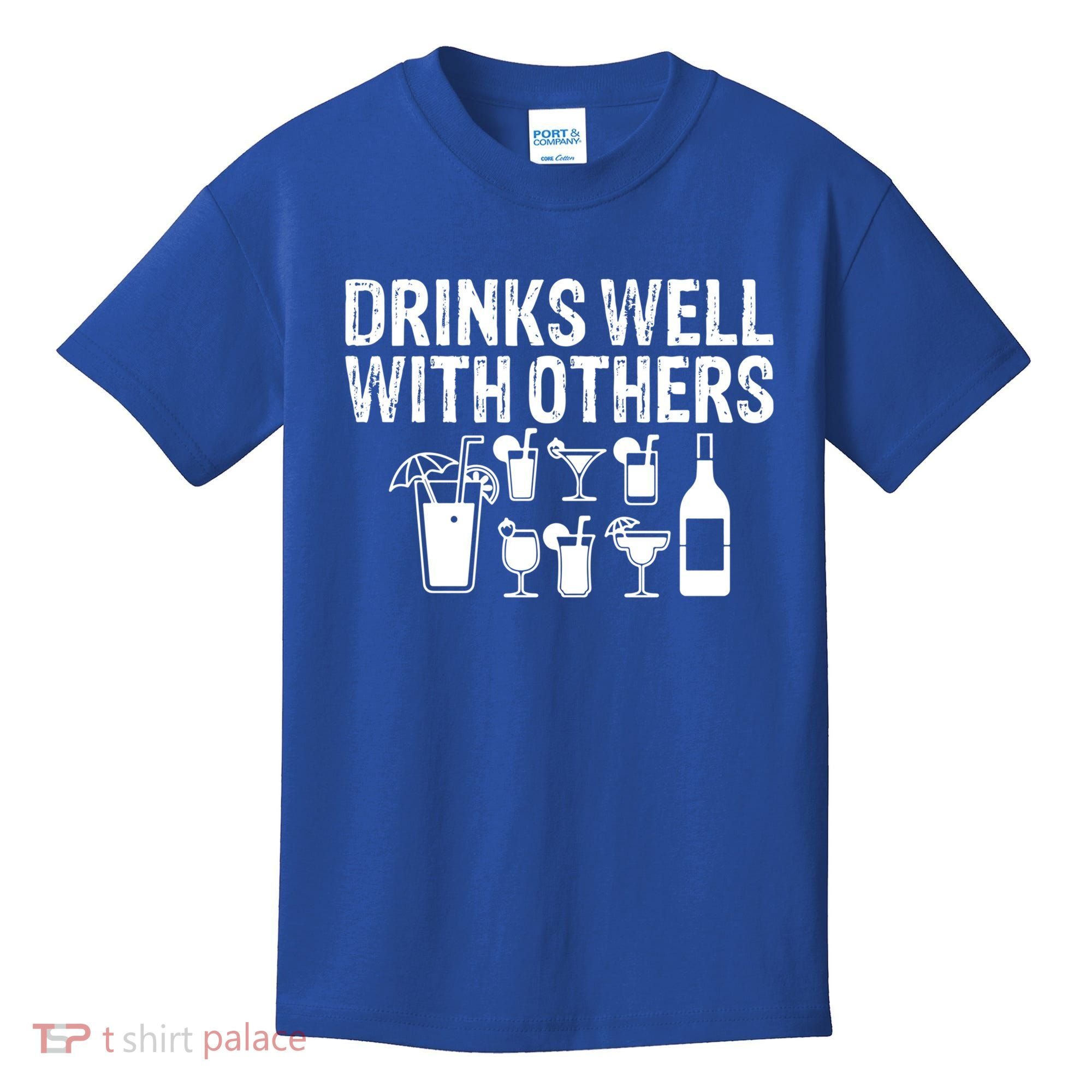 Alcohol Cocktail Lover Alcoholic Fan Funny Pun Cute Gift Kids T-Shirt