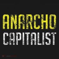 Anarcho Capitalist Libertarian Anarchist Button thumb 1
