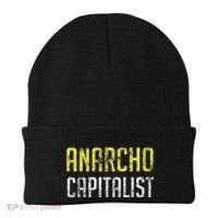 Anarcho Capitalist Libertarian Anarchist Beanie thumb 0