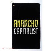 Anarcho Capitalist Libertarian Anarchist Golf Towel thumb 0