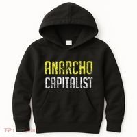 Anarcho Capitalist Libertarian Anarchist Kids Hoodie thumb 0