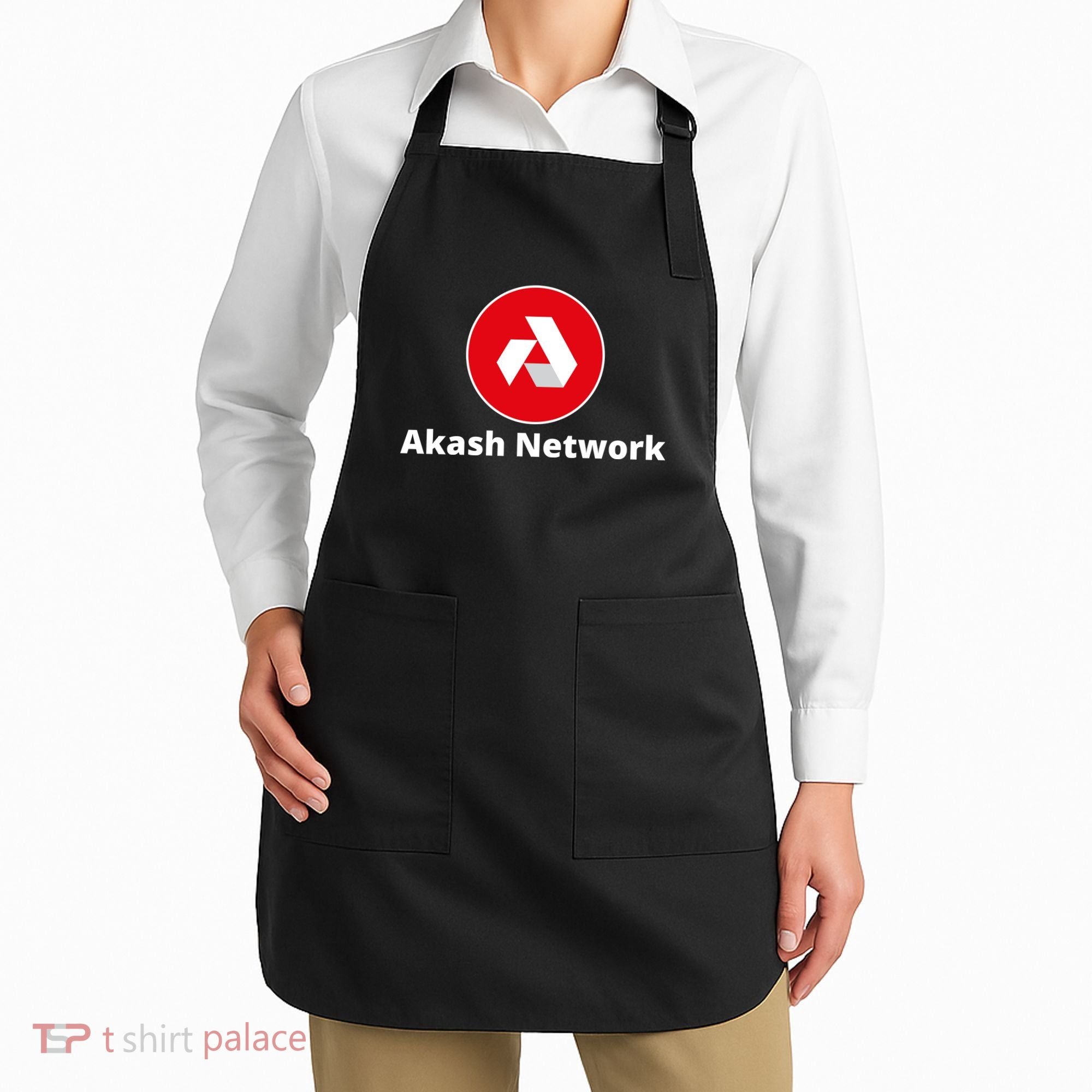 Akash Crypto Logo, Akash Network, HODL AKASH, Akash Logo Crypto Apron