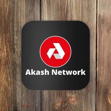 Akash Crypto Logo, Akash Network, HODL AKASH, Akash Logo Crypto Coaster
