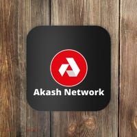 Akash Crypto Logo, Akash Network, HODL AKASH, Akash Logo Crypto Coaster thumb 0