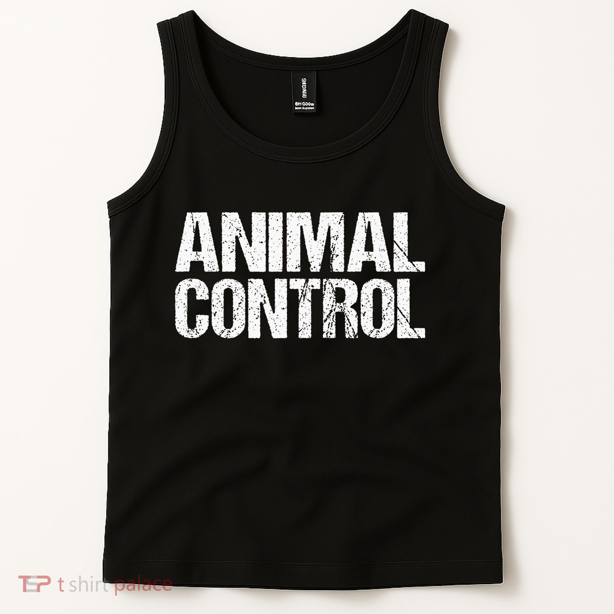 Animal Control Lazy Halloween Costume Tank Top