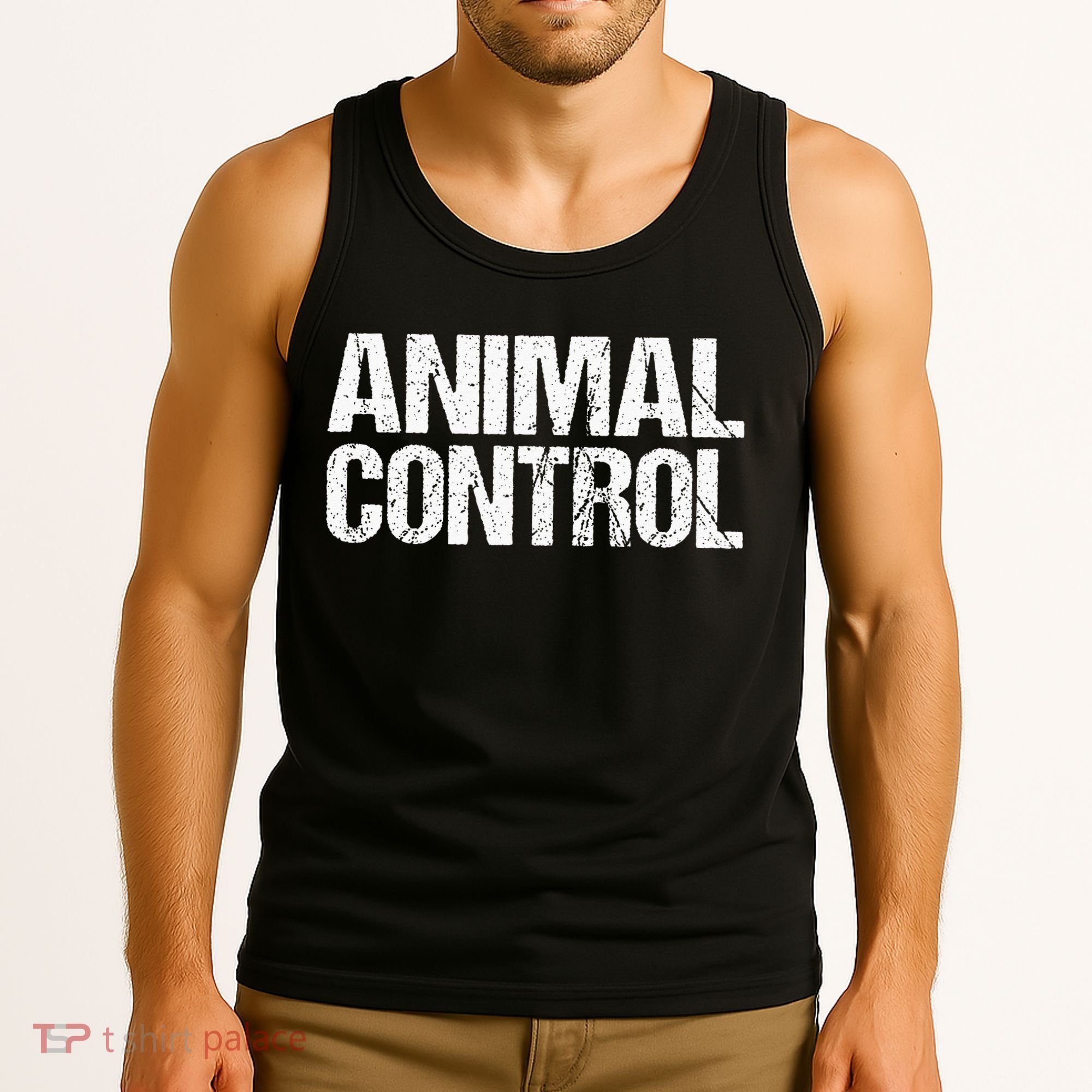 Animal Control Lazy Halloween Costume Tank Top