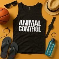 Animal Control Lazy Halloween Costume Tank Top thumb 4