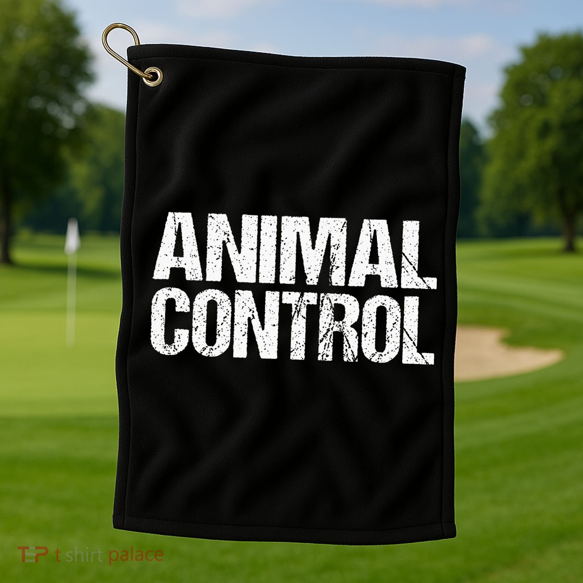 Animal Control Lazy Halloween Costume Golf Towel