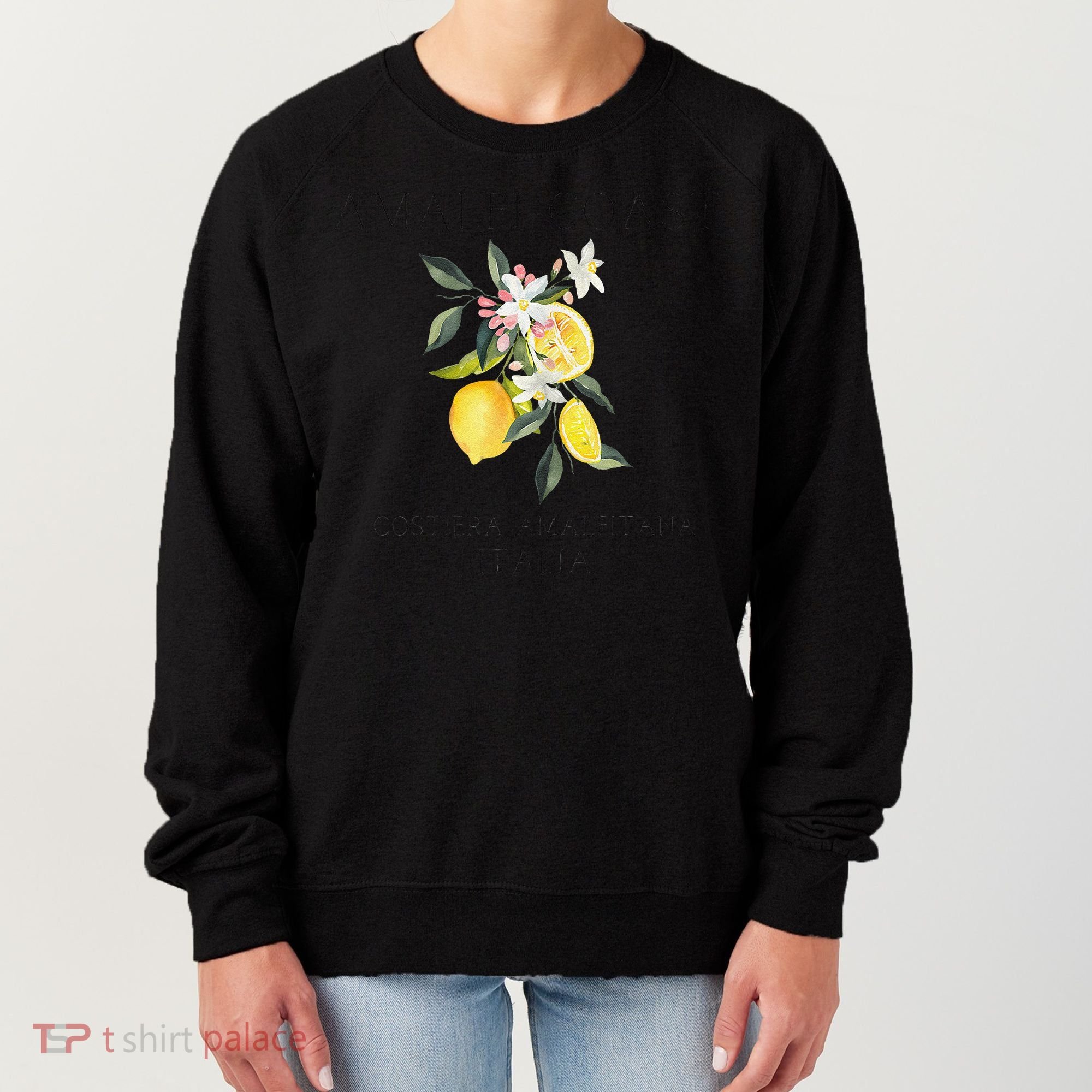Amalfi Coast Lemons Amalfiana Italy Women's Sweatshirt