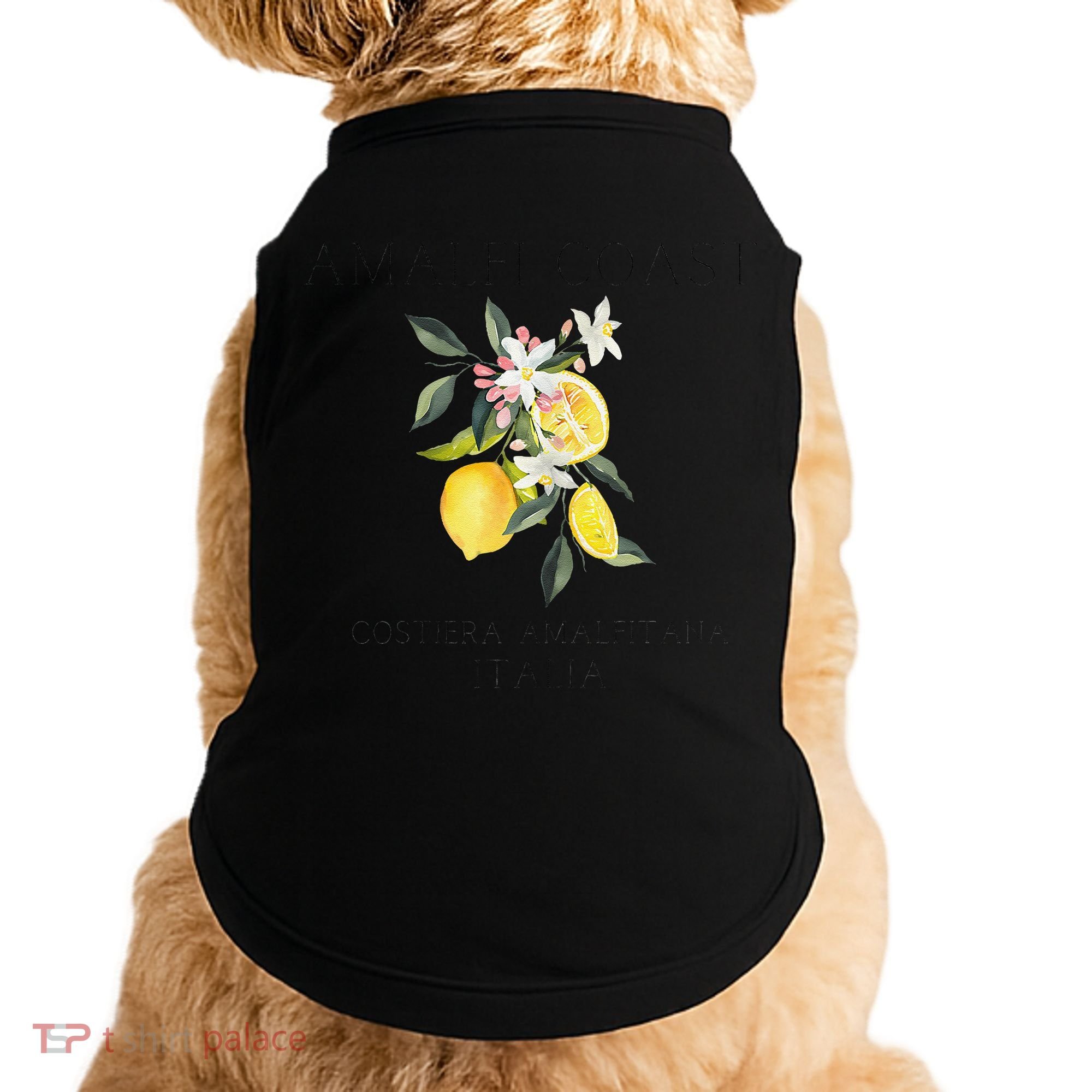 Amalfi Coast Lemons Amalfiana Italy Doggie Tank